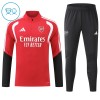 Criança Arsenal Quarter-Zip Sweat de Treino 2026-27 Vermelha
