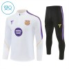 Criança Barcelona Quarter-Zip Sweat de Treino 2026-27 Branca