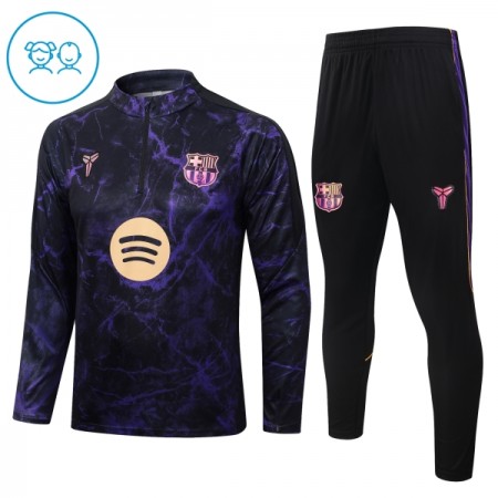Criança Barcelona Quarter-Zip Sweat de Treino 2026-27 Preta