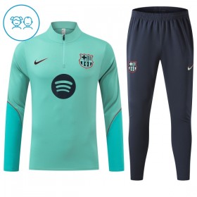 Criança Barcelona Quarter-Zip Sweat de Treino 2026-27 Verde