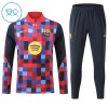 Criança Barcelona Quarter-Zip Sweat de Treino 2026-27 Vermelha