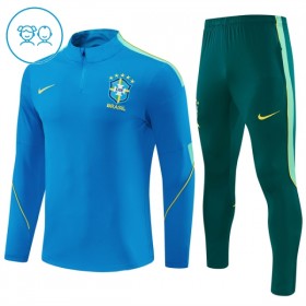 Criança Brasil Quarter-Zip Sweat de Treino 2026-27 Azul