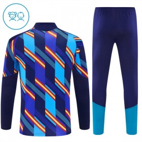 Criança Espanha Quarter-Zip Sweat de Treino 2026-27 Azul