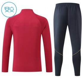 Criança FC Barcelona Quarter-Zip Sweat de Treino 2026-27 Vermelha