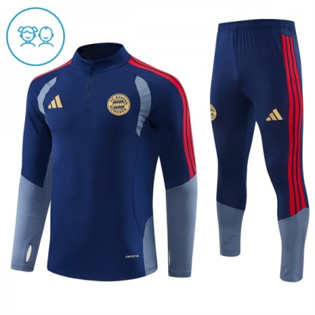 Criança FC Bayern München Quarter-Zip Sweat de Treino 2026-27 Azul
