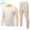 Criança FC Bayern München Quarter-Zip Sweat de Treino 2026-27 Branca