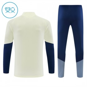 Criança FC Bayern München Quarter-Zip Sweat de Treino 2026-27 Branca