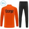 Criança Holanda Quarter-Zip Sweat de Treino 2026-27 Laranja