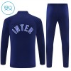 Criança Inter de Milão Quarter-Zip Sweat de Treino 2026-27 Azul