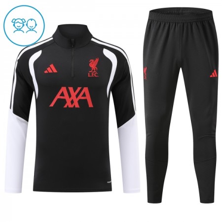 Criança Liverpool Quarter-Zip Sweat de Treino 2026-27 Preta