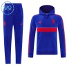 Criança Manchester United Hoodie Sweat de Treino 2026-27 Azul