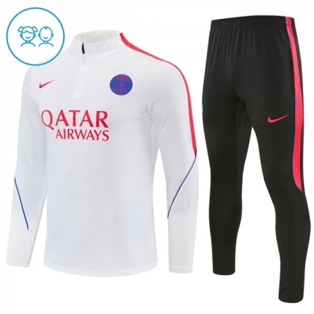 Criança Paris Saint-Germain Quarter-Zip Sweat de Treino 2026-27 Branca