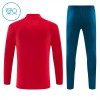 Criança Portugal Quarter-Zip Sweat de Treino 2026-27 Vermelha