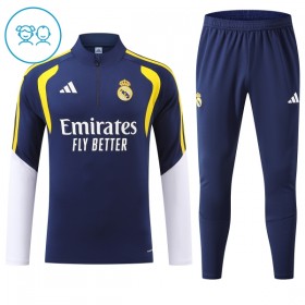 Criança Real Madrid Quarter-Zip Sweat de Treino 2026-27 Azul