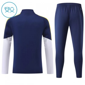 Criança Real Madrid Quarter-Zip Sweat de Treino 2026-27 Azul
