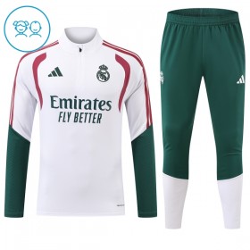 Criança Real Madrid Quarter-Zip Sweat de Treino 2026-27 Branca