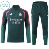 Criança Real Madrid Quarter-Zip Sweat de Treino 2026-27 Verde