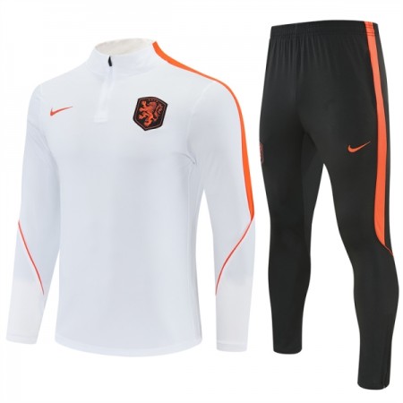 Holanda Quarter-Zip Sweat de Treino 2026-27 Branca