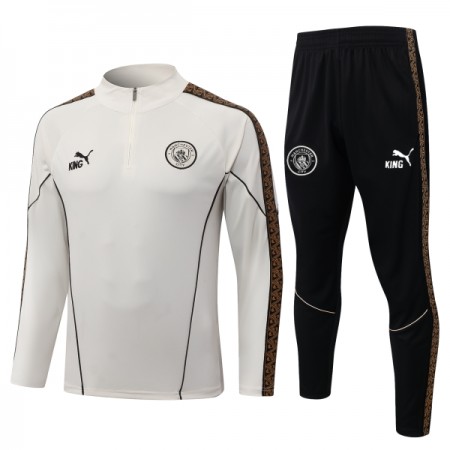 Manchester City Quarter-Zip Sweat de Treino 2026-27 Cinza