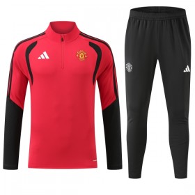Manchester United Quarter-Zip Sweat de Treino 2026-27 Vermelha