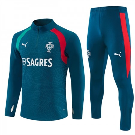 Portugal Quarter-Zip Sweat de Treino 2026-27 Azul