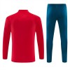 Portugal Quarter-Zip Sweat de Treino 2026-27 Vermelha
