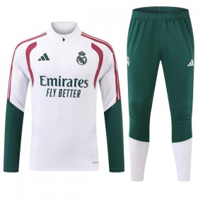 Real Madrid Quarter-Zip Sweat de Treino 2026-27 Branca