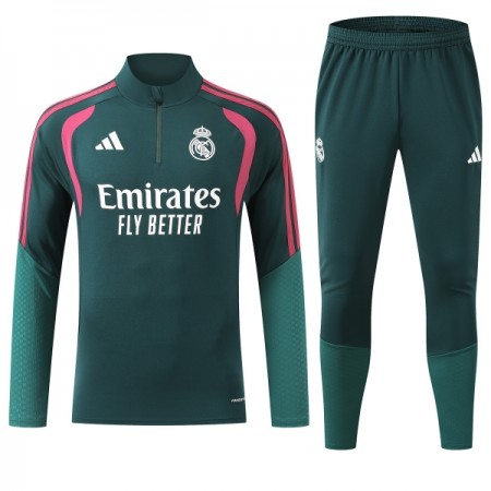Real Madrid Quarter-Zip Sweat de Treino 2026-27 Verde