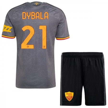 Camisola AS Roma Dybala 21 Criança 3º Equipamento 2026-27 Manga Curta