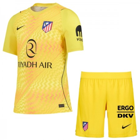 Camisola Atlético Madrid Guarda Redes Criança 2026-27 Amarela Manga Curta