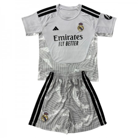 Camisola Real Madrid Guarda Redes Criança 2026-27 Cinza Manga Curta