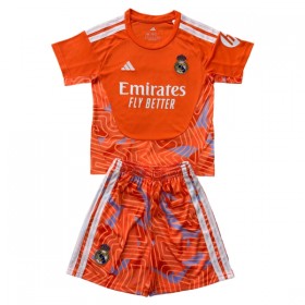 Camisola Real Madrid Guarda Redes Criança 2026-27 Laranja Manga Curta