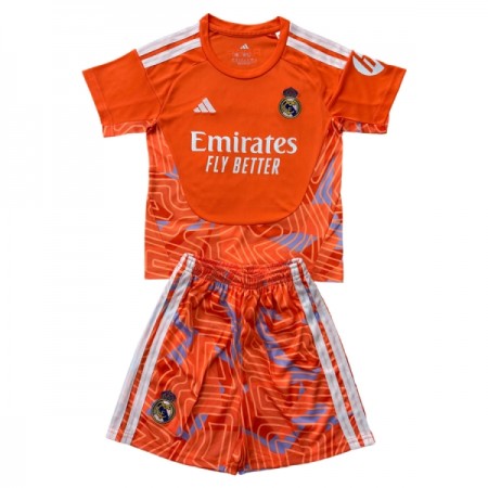 Camisola Real Madrid Guarda Redes Criança 2026-27 Laranja Manga Curta