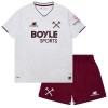 Camisola West Ham United Criança 2º Equipamento 2026-27 Manga Curta