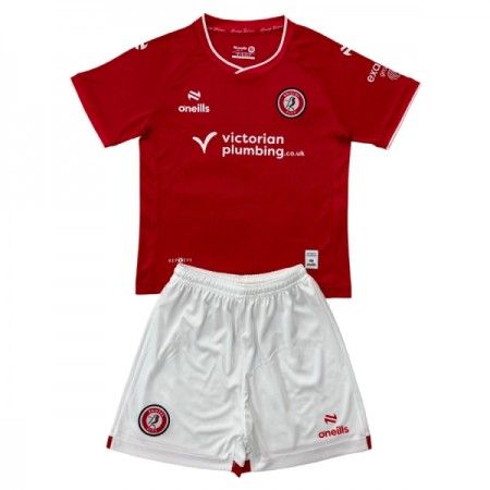 Camisola Bristol City Criança 1º Equipamento 2026-27 Manga Curta