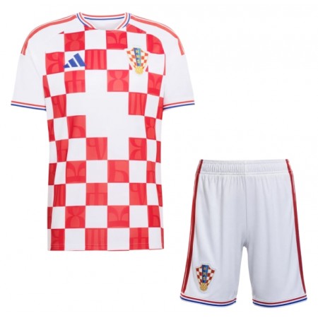 Camisola Croácia Criança 1º Equipamento 2026-27 Manga Curta