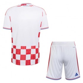 Camisola Croácia Criança 1º Equipamento 2026-27 Manga Curta