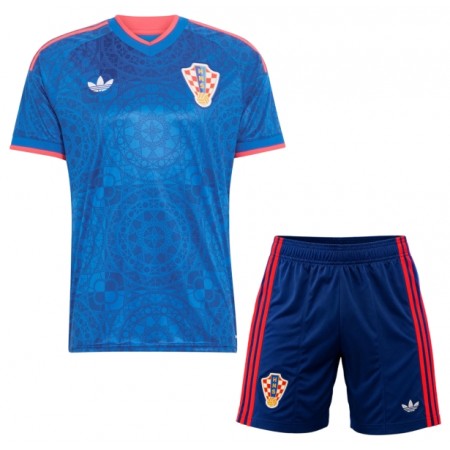 Camisola Croácia Criança 2º Equipamento 2026-27 Manga Curta
