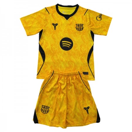 Camisola FC Barcelona Guarda Redes Criança 2º Equipamento 2026-27 Amarela Manga Curta