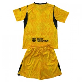 Camisola FC Barcelona Guarda Redes Criança 2º Equipamento 2026-27 Amarela Manga Curta