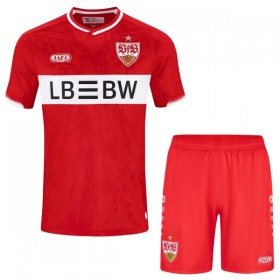 Camisola VfB Stuttgart Criança 2º Equipamento 2026-27 Manga Curta