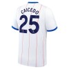 Camisola Chelsea Caicedo 25 3º Equipamento 2026-27 Manga Curta
