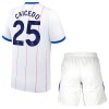 Camisola Chelsea Caicedo 25 Criança 3º Equipamento 2026-27 Manga Curta