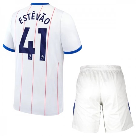 Camisola Chelsea Estevao 41 Criança 3º Equipamento 2026-27 Manga Curta