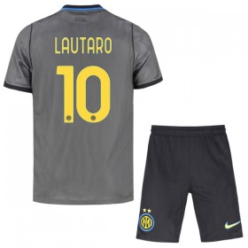 Camisola Inter de Milão Lautaro 10 Criança 3º Equipamento 2026-27 Manga Curta