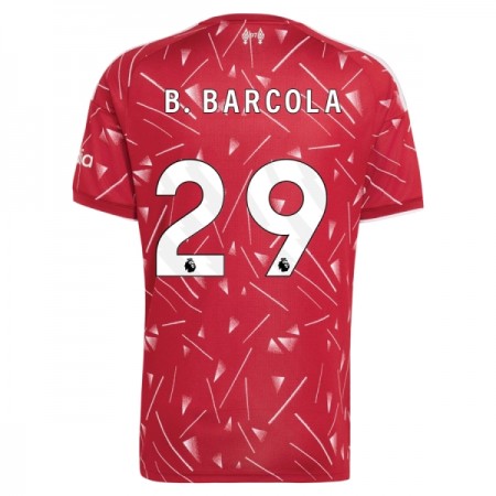 Camisola Liverpool B. Barcola 29 1º Equipamento 2026-27 Manga Curta