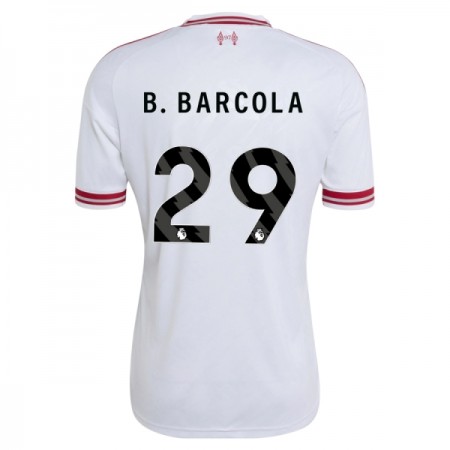 Camisola Liverpool B. Barcola 29 2º Equipamento 2026-27 Manga Curta
