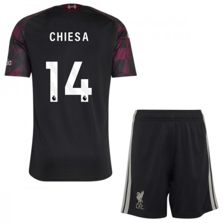 Camisola Liverpool Chiesa 14 Criança 3º Equipamento 2026-27 Manga Curta