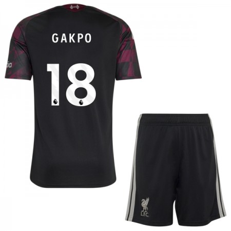 Camisola Liverpool Gakpo 18 Criança 3º Equipamento 2026-27 Manga Curta