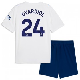 Camisola Manchester City Gvardiol 24 Criança 3º Equipamento 2026-27 Manga Curta
